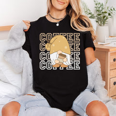 Coffee Gnome Drip Cozy Funny Sarcastic Ready to Press DTF Transfer for Dtf