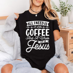 Coffee Jesus Faith-based Diy Christian Faith Ready to Press DTF Transfer for Dtf