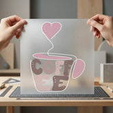 Coffee Love Retro Diy Valentine Retro Ready to Press DTF Transfer for Dtf
