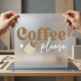Coffee Please Cozy Chic Jobs & Professions Collection Coffee Culture Collection Ready to Press DTF Transfer for Dtf