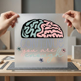 Continue You Enough Mental Self Love Collection Awareness & Causes Collection Ready to Press DTF Transfer for Dtf