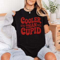 Cooler Than Cupid Retro Valentine Funny Ready to Press DTF Transfer for Dtf