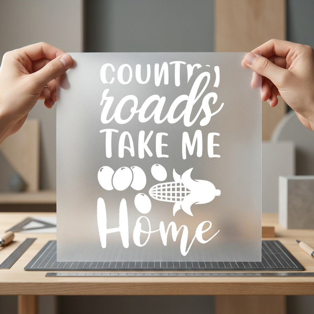 Country Roads Take Home Usa Vintage Ready to Press DTF Transfer for Dtf