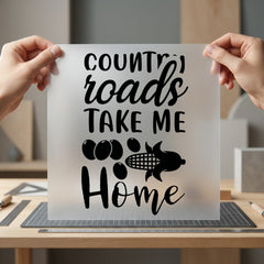 Country Roads Take Home Usa Vintage Ready to Press DTF Transfer for Dtf