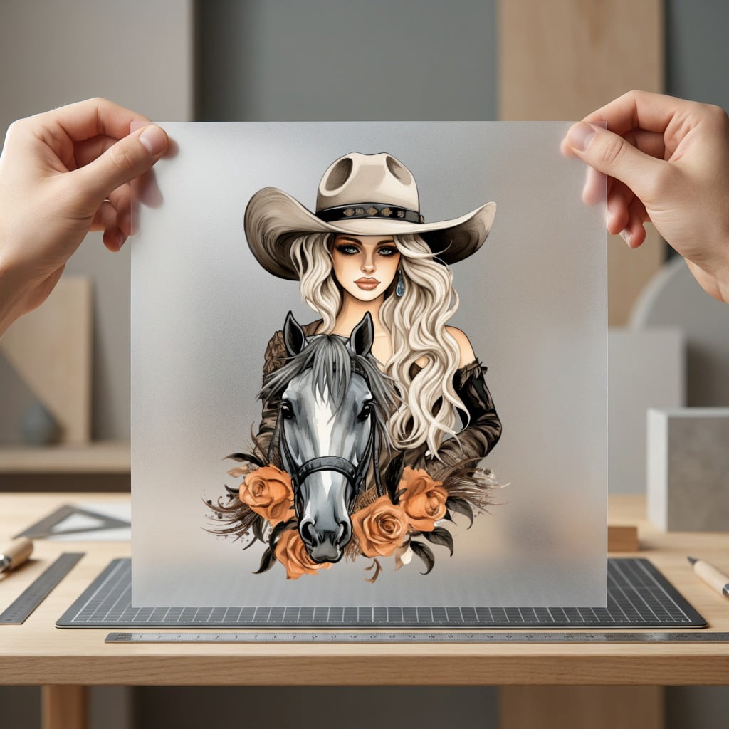 Cowgirl Horse Love Rodeo Usa Boho Ready to Press DTF Transfer for Dtf