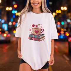 Cozy Book Coffee Love Home & Cozy Vibes Collection Hygge Vibes Collection Ready to Press DTF Transfer for Dtf