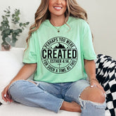 CREATED For Such a Time | Purpose & Calling Tee - Luckets.com