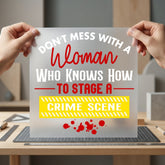 Crime Scene Woman Humorous Halloween Funny Ready to Press DTF Transfer for Dtf