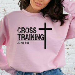 Cross Training | Faith & Fitness Sweatshirt - Luckets.com
