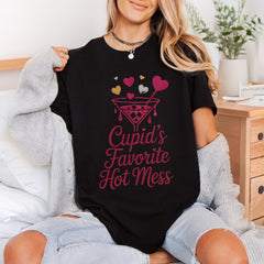 Cupid Favorite Hot Mess Valentine Funny Ready to Press DTF Transfer for Dtf