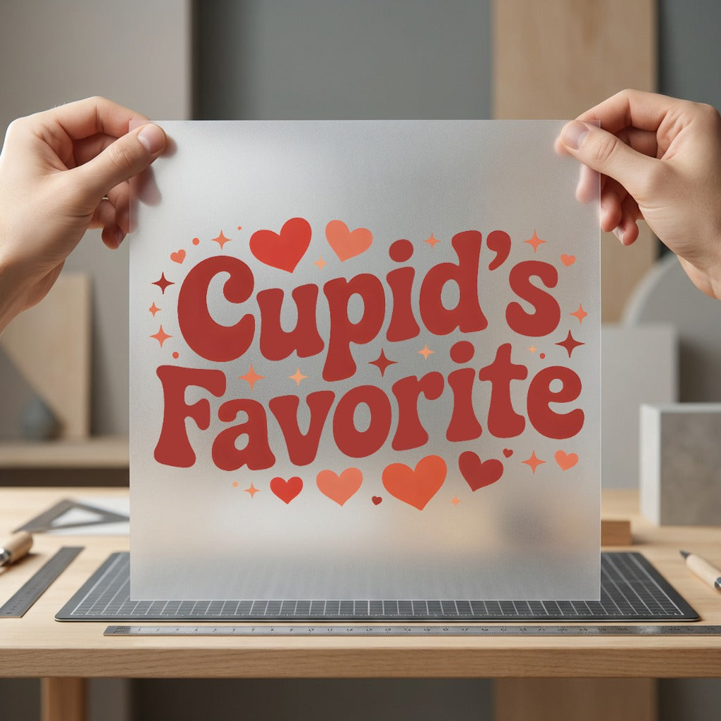 Cupid Favorite Retro Valentine Valentine Retro Ready to Press DTF Transfer for Dtf