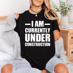 Currently Under Construction Motivational Vintage Retro Ready to Press DTF Transfer for Dtf