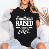 Southern Raised Jesus Saved | Faith & Heritage Tee