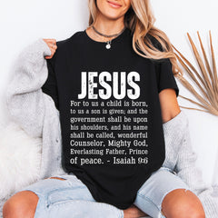 JESUS Isaiah 9:6 | Prophecy & Peace Tee