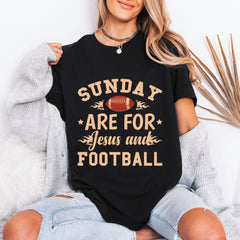 Sunday Are For Jesus & Football | Game Day Faith Tee