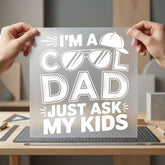 Dad Humorous Diy Dad Funny Ready to Press DTF Transfer for Dtf