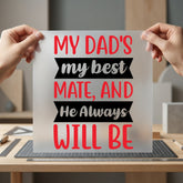 Dad Mate Love Diy Dad Funny Ready to Press DTF Transfer for Dtf