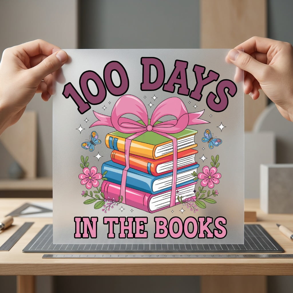 Days Books Retro Teacher Teacher Retro Ready to Press DTF Transfer for Dtf