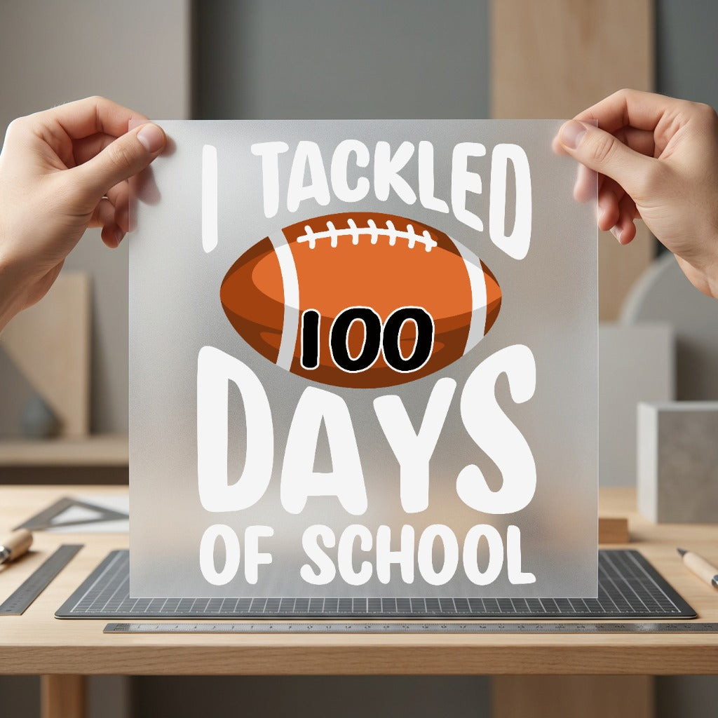 Days School Football Kids Fitness Ready to Press DTF Transfer for Dtf