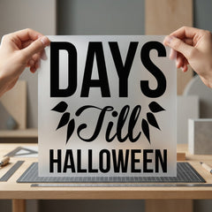 Days Till Halloween Spooky Halloween Aesthetic Ready to Press DTF Transfer for Dtf