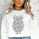 Dear God Prayer | Comforting Faith Sweatshirt - Luckets.com