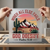 Desert Sunset God Doesn Christian Faith Ready to Press DTF Transfer for Dtf
