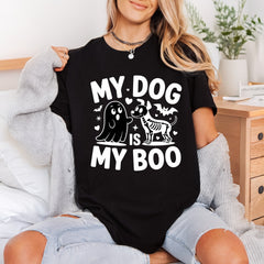 Dog Boo Halloween Pet Halloween Funny Ready to Press DTF Transfer for Dtf