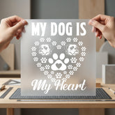 Dog Heart Pet Lover Mom Dad Ready to Press DTF Transfer for Dtf
