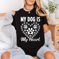 Dog Heart Pet Lover Mom Dad Ready to Press DTF Transfer for Dtf