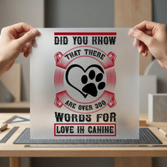 Dog Lover Quote Retro Mom Dad Ready to Press DTF Transfer for Dtf