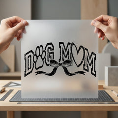 Dog Mom Distressed Vintage Mom Dad Ready to Press DTF Transfer for Dtf