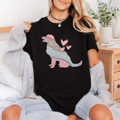 Dog Mom Floral Heart Mom Dad Ready to Press DTF Transfer for Dtf