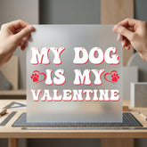 Dog Valentine Retro Paw Valentine Mom Ready to Press DTF Transfer for Dtf