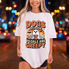 Dogs Because People Creepy Halloween Mom Ready to Press DTF Transfer for Dtf