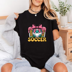 Donut Soccer Ball Bow Fitness Ready to Press DTF Transfer for Dtf