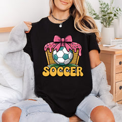 Donut Soccer Ball Sports Fitness Ready to Press DTF Transfer for Dtf