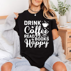 Drink Coffee Read Books Aesthetic Ready to Press DTF Transfer for Dtf