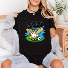 Duck Back School Funky Retro Ready to Press DTF Transfer for Dtf