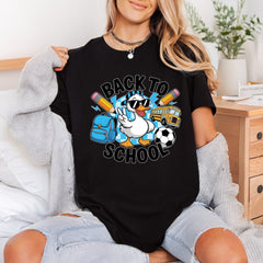 Duck Back School Retro Teacher Retro Ready to Press DTF Transfer for Dtf
