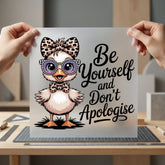 Duck Yourself Cartoon Diy Cute & Kawaii Collection Cute Animals Collection Ready to Press DTF Transfer for Dtf