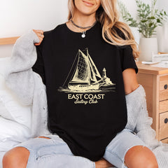 East Coast Sailing Club Usa Marine Ready to Press DTF Transfer for Dtf