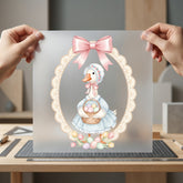 Easter Duckling Eggs Spring Easter Spring Ready to Press DTF Transfer for Dtf