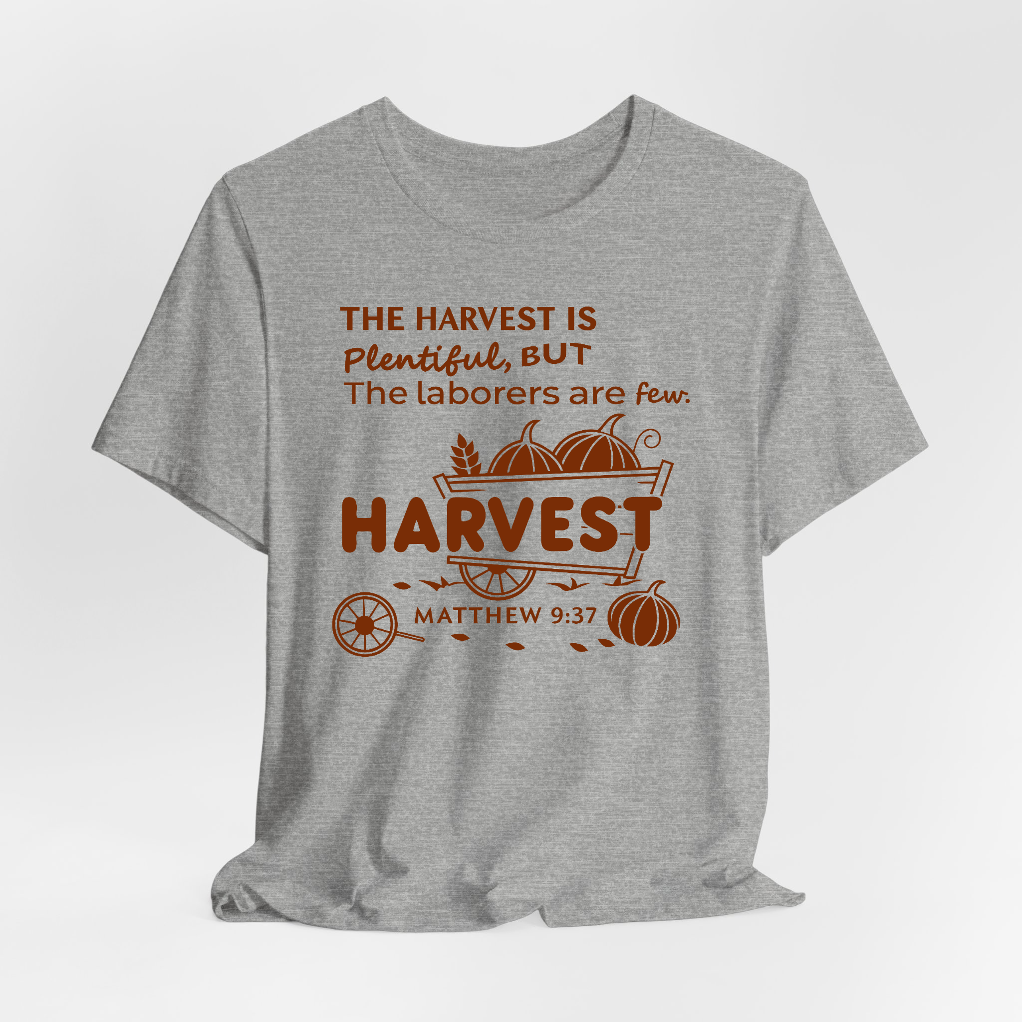 The Harvest Is Plentiful T-Shirt | Christian Fall Apparel