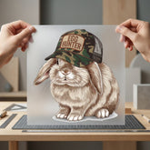 Egg Hunter Rabbit Easter Easter Spring Ready to Press DTF Transfer for Dtf