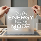 Energy Saving Mode Humorous Funny Sarcastic Ready to Press DTF Transfer for Dtf