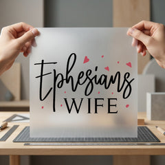 Ephesians Wife Christian Faith Christian Faith Ready to Press DTF Transfer for Dtf