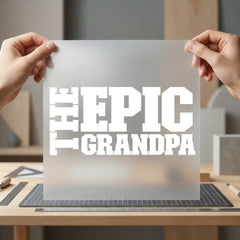 Epic Grandpa Bold Type Dad Grandpa Ready to Press DTF Transfer for Dtf