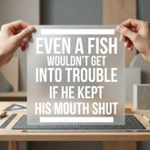 Even Fish Wouldn Get Funny Aesthetic Ready to Press DTF Transfer for Dtf