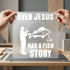 Even Jesus Had Fish Christian Faith Ready to Press DTF Transfer for Dtf