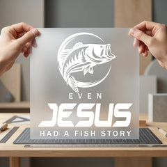 Even Jesus Had Fish Christian Faith Ready to Press DTF Transfer for Dtf